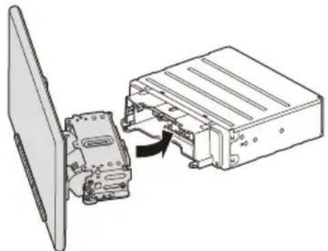 SONY XAV-AX8500 - Attaching the display to the unit - 1