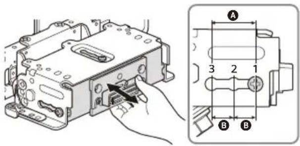 SONY XAV-AX8500 - Adjusting the depth of the display position - 2