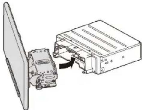 SONY XAV-AX8500 - ③ S'assurer des positions de montage de l'écran - 1