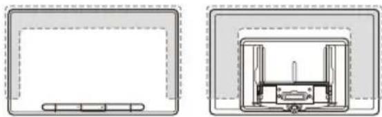 SONY XAV-AX8500 - ⑤ Adjusting the display tilt and swivel angle - 1