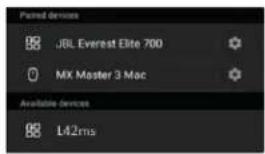 JBL L42ms - 透過藍牙連接來源 - 11