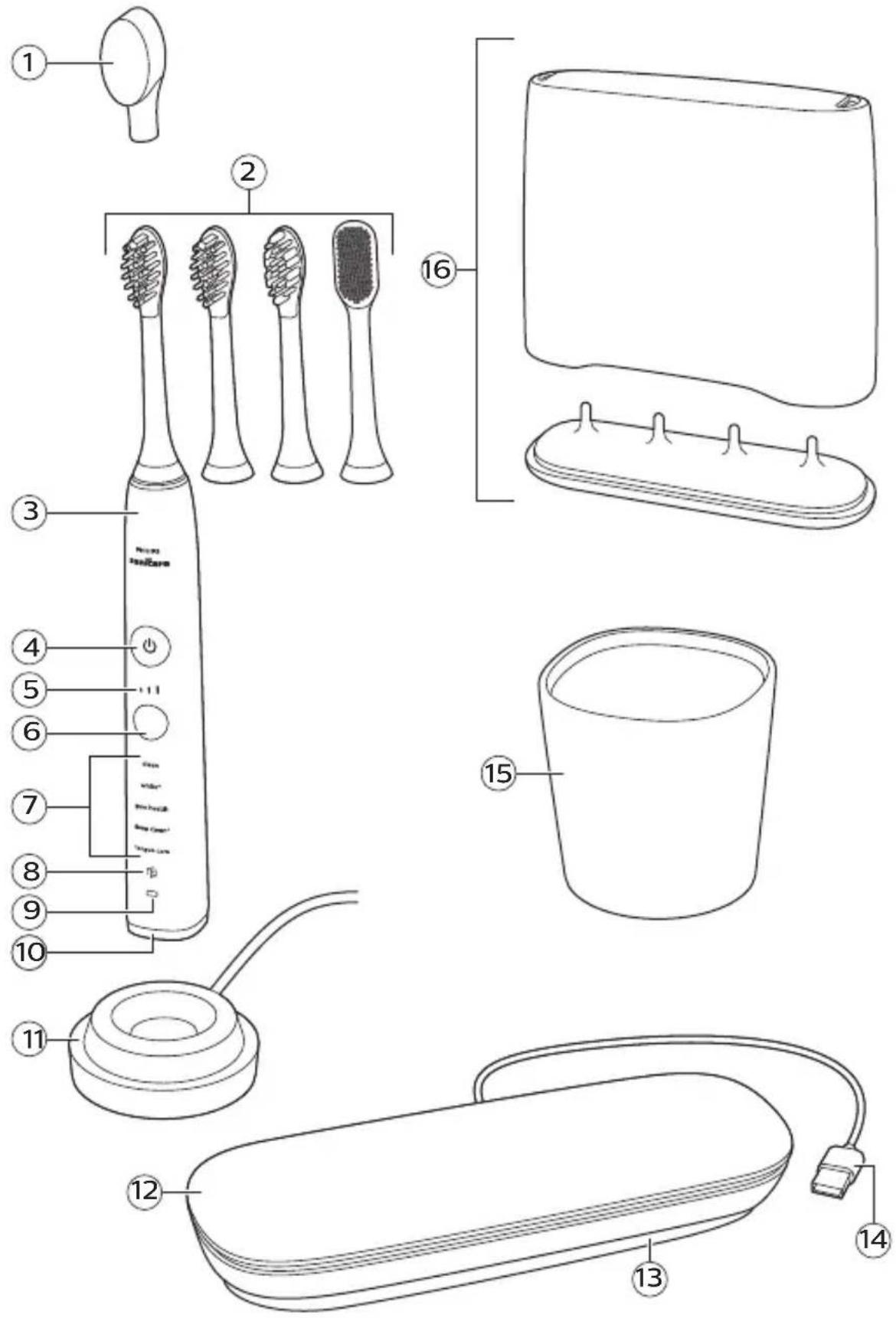 PHILIPS Sonicare DiamondClean Smart 9350 HX9902 - 2