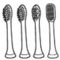 PHILIPS Sonicare DiamondClean Smart 9350 HX9902 - Cabeças da escova - 1