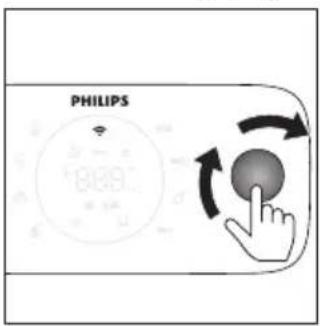 PHILIPS HD9876 - Pöördnupp ja tagasi nupp - 1