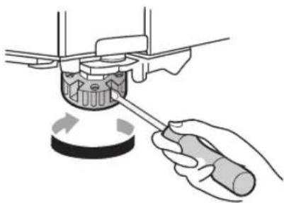 LG GBV3200CPY - Adjusting the Levelling Leg - 1