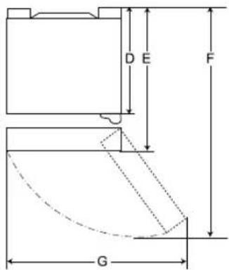 LG GBV3200CPY - Dimensioni e distanze - 3