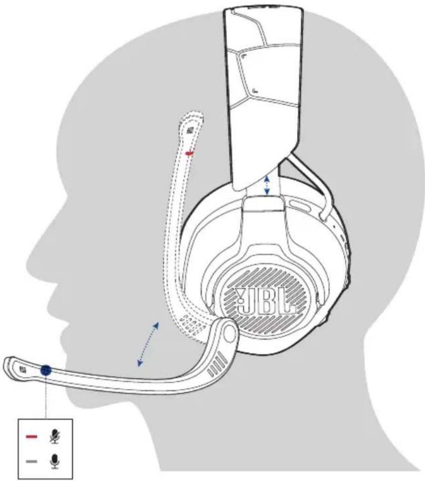 JBL Quantum 910P - PORT DE VOTRE CASQUE-MICRO - 1