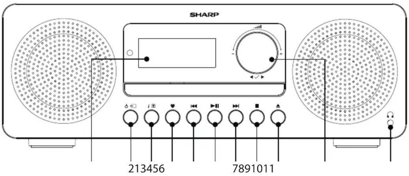 SHARP XL-B720D - User manual - 1