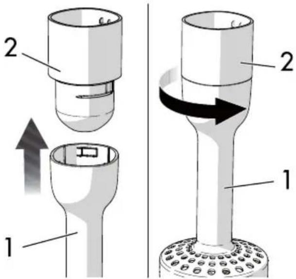 SMEG HBAC11 - Utilisation du presse-purée - 1