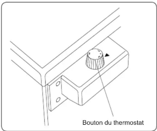 SMEG FF08EW - Réglage du thermostat - 1