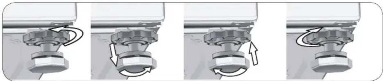 SIBIR WA 81450 S - Füße einstellen - 2