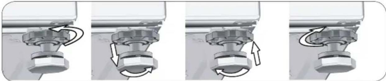 SIBIR WA 81450 S - Réglage des pieds - 2