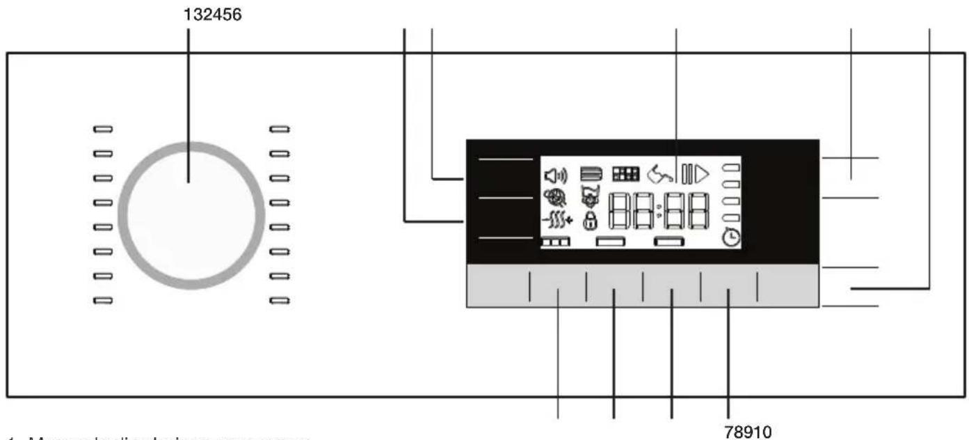 SIBIR WT 80050 S - Pannello di controllo - 1