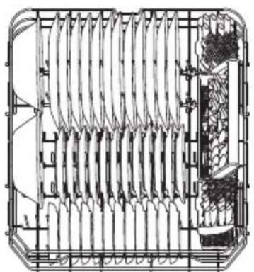MIDEA MDF24P1AST - CHARGEMENTS RECOMMANDÉS - 4