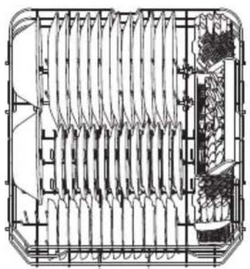 MIDEA MDF24P1AST - CARGA DE CUBIERTOS - 3