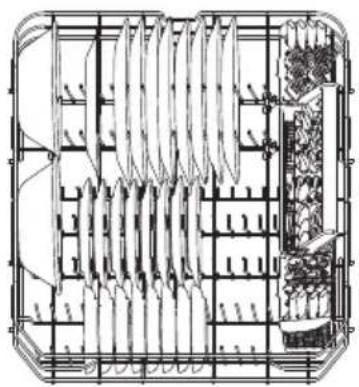MIDEA MDF24P1AST - CHARGEMENTS RECOMMANDÉS - 2