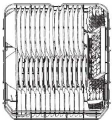 MIDEA MDF24P1AST - CARGA DE CUBIERTOS - 4