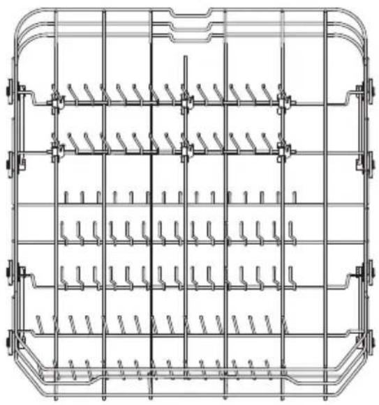 MIDEA MDF24P1AST - ADJUSTABLE RACK TINES - 1