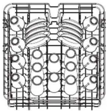 MIDEA MDF24P1AST - CHARGEMENTS RECOMMANDÉS - 1