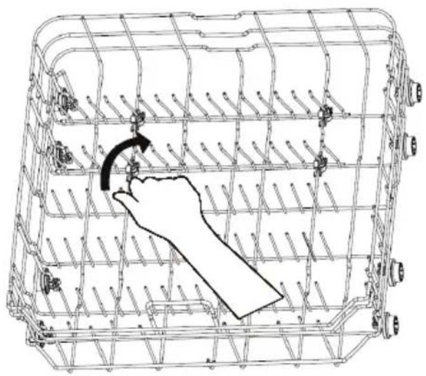 MIDEA MDF24P2BST - ADJUSTABLE RACK TINES - 1