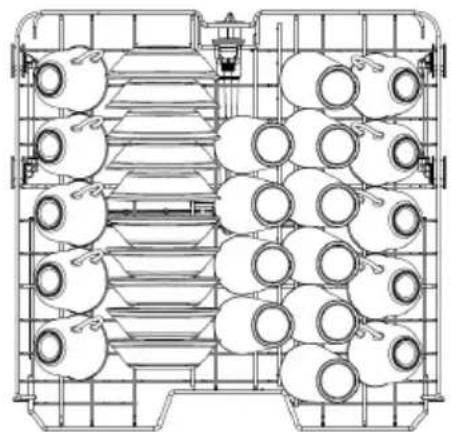 MIDEA MDF24P2BST - LOAD UPPER RACK - 2