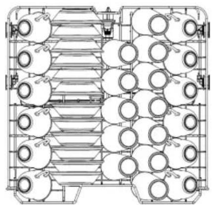 MIDEA MDF24P2BST - LOAD UPPER RACK - 3