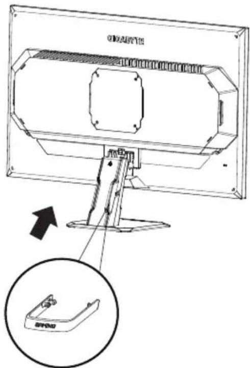GIGABYTE GS27QA - Gestion des câbles - 2