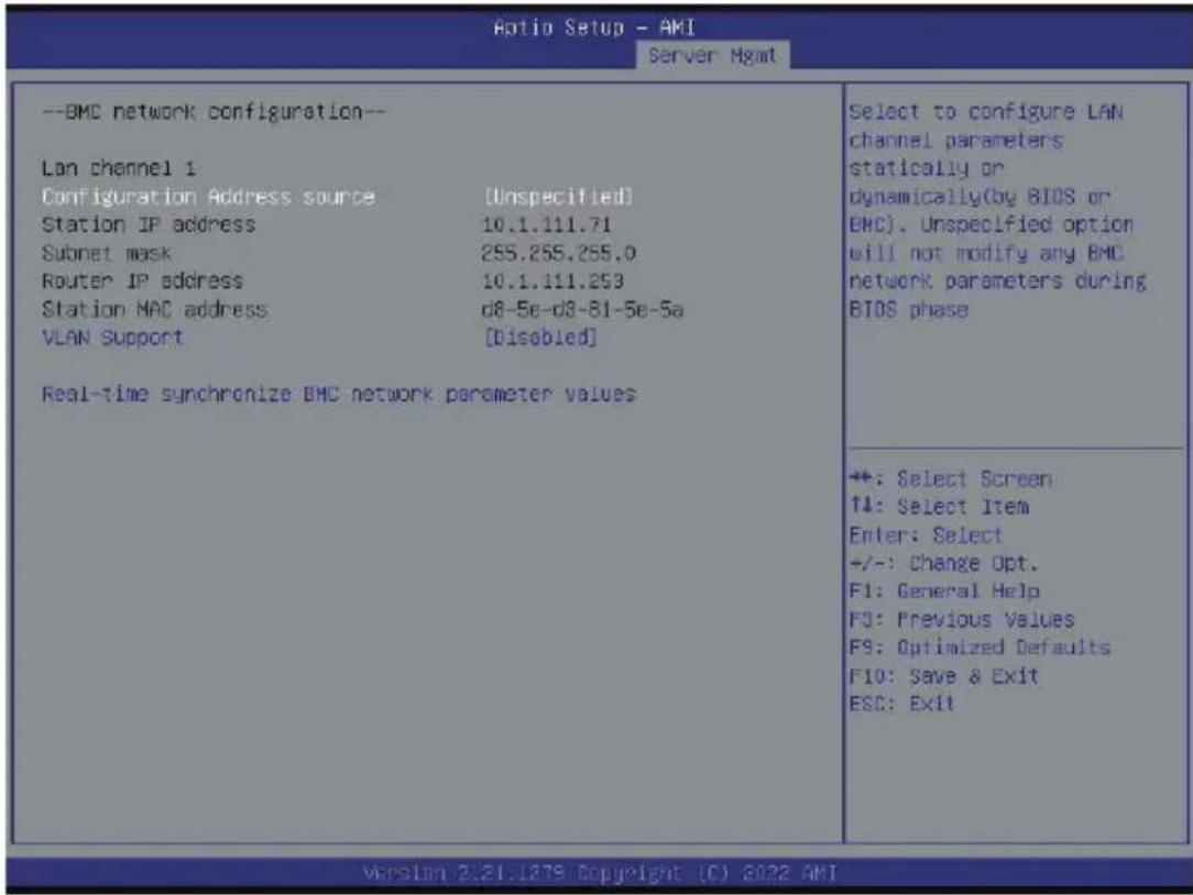 GIGABYTE H223-Z10 - 5-6-3 BMC Network Configuration - 1