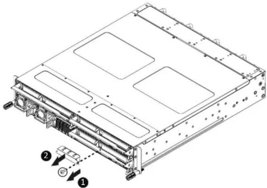 GIGABYTE H223-Z10 - 3-8-1 Installing the OCP 3.0 Mezzanine Card - 2