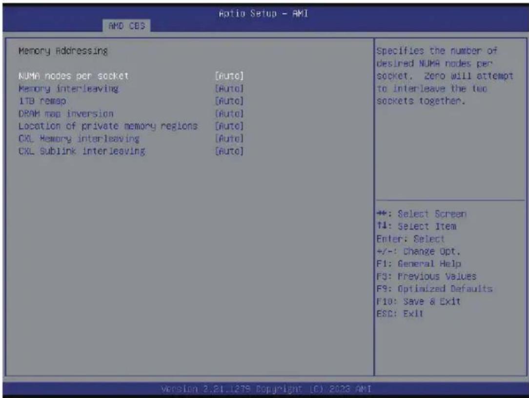 GIGABYTE H223-Z10 - 5-3-2-1 Memory Addressing - 1