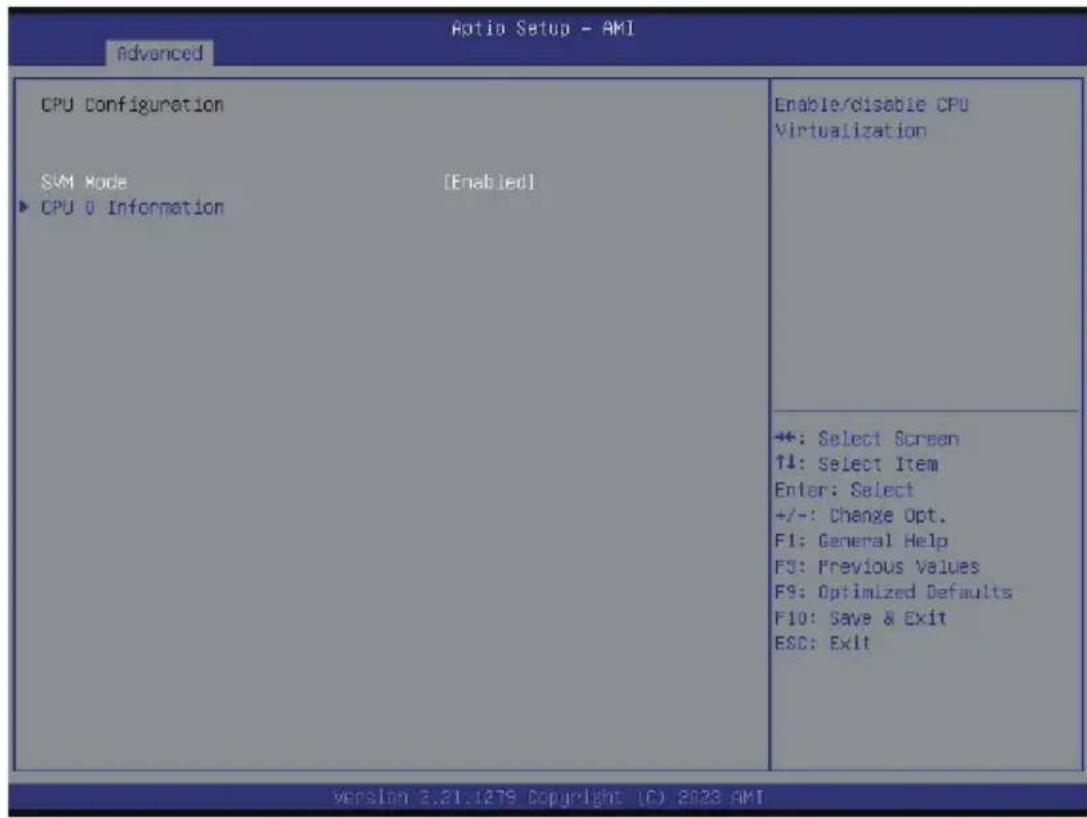 GIGABYTE H223-Z10 - 5-2-7 CPU Configuration - 1