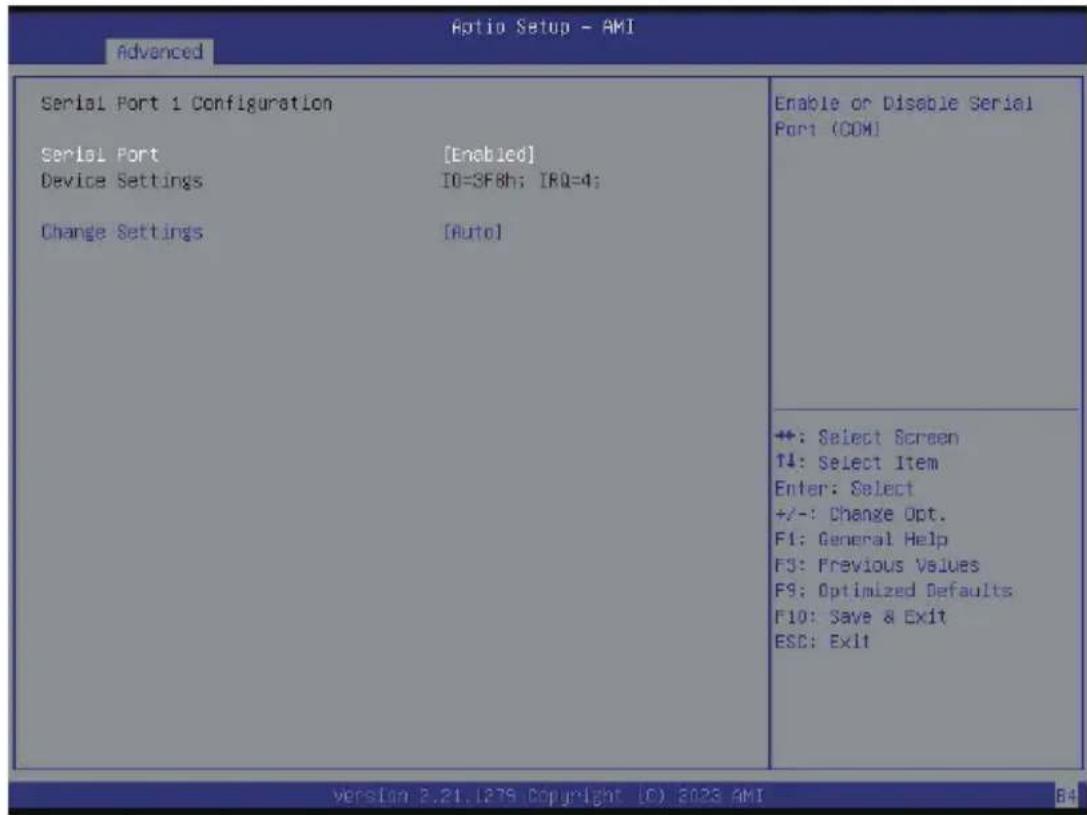 GIGABYTE H223-Z10 - 5-2-4-1 Serial Port 1 Configuration - 1
