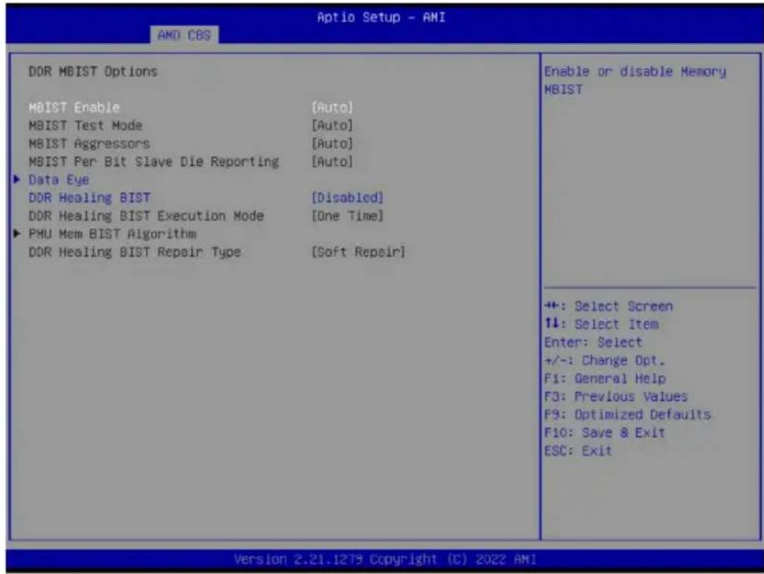 GIGABYTE MZ33-AR0 - 2-3-3-3 DDR MBIST Options - 1