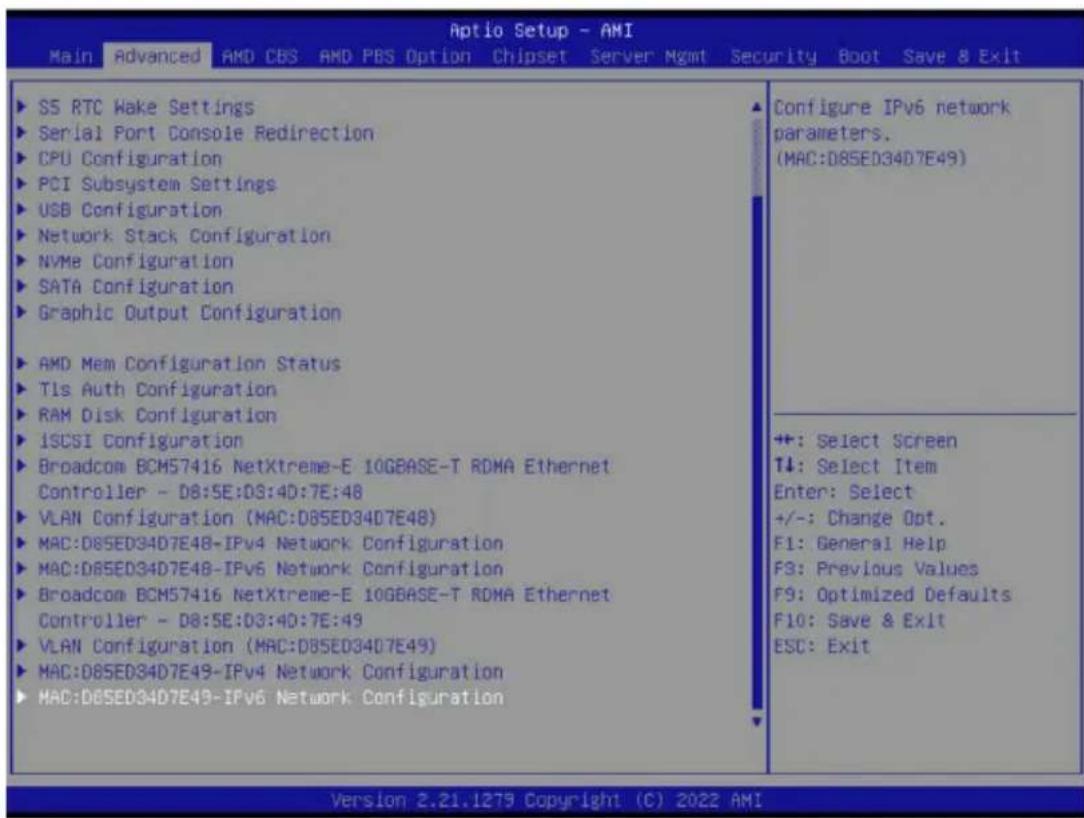 GIGABYTE MZ33-AR0 - 2-2 Advanced Menu - 2