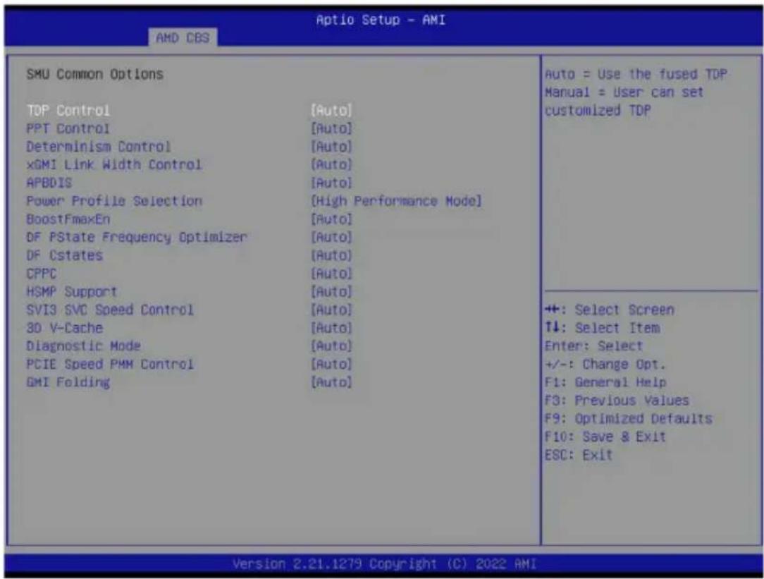 GIGABYTE MZ33-AR0 - 2-3-4-1 SMU Common Options - 1