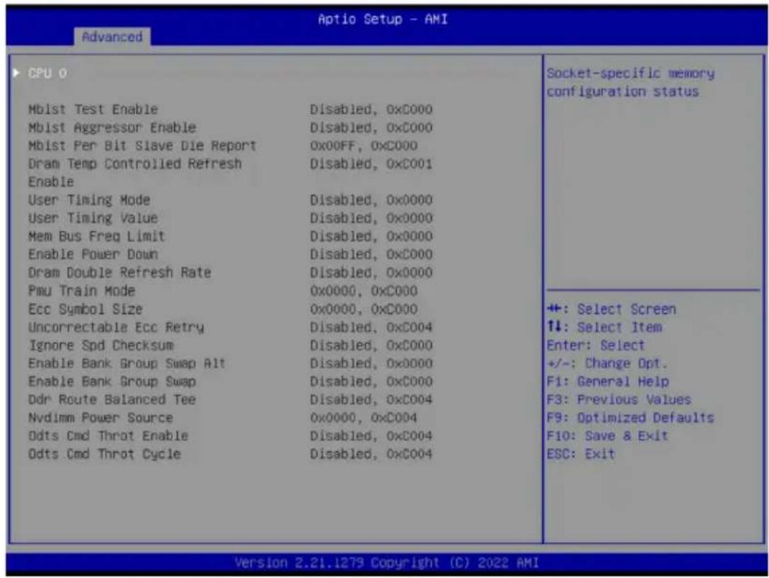 GIGABYTE MZ33-AR0 - 2-2-14 AMD Mem Configuration Status - 1