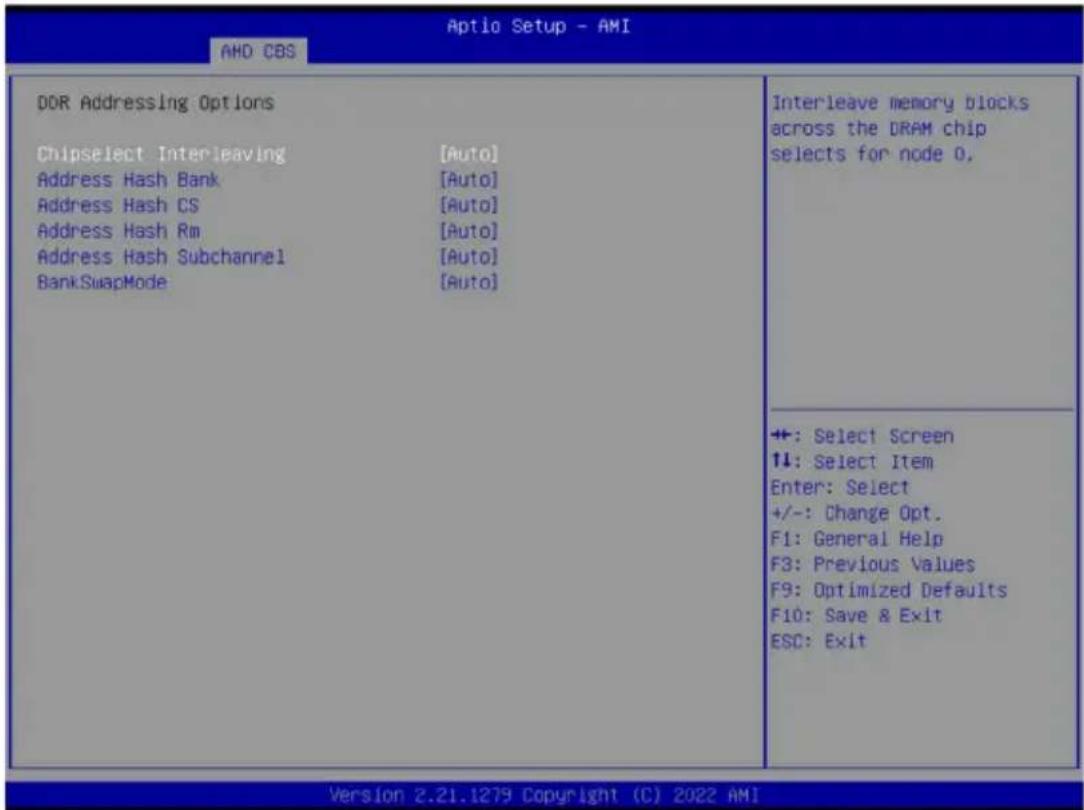 GIGABYTE MZ33-AR0 - 2-3-3-1 DDR Addressing Options - 1