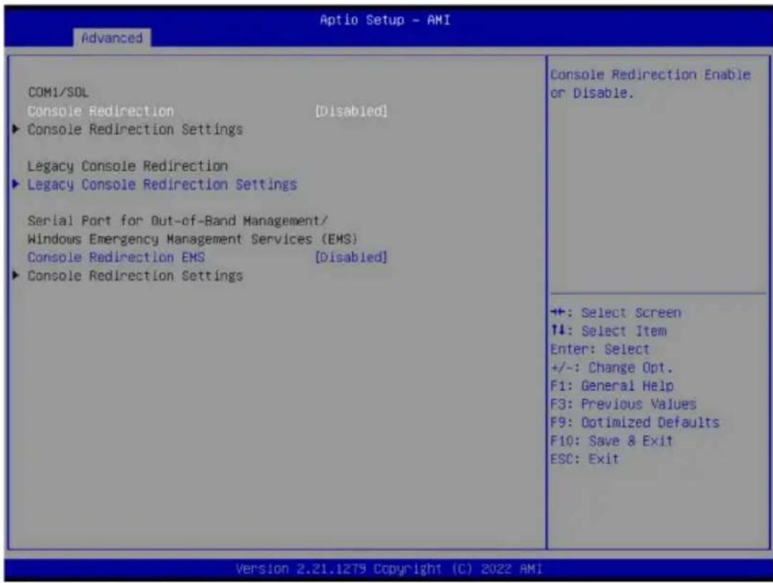 GIGABYTE MZ33-AR0 - 2-2-6 Serial Port Console Redirection - 1