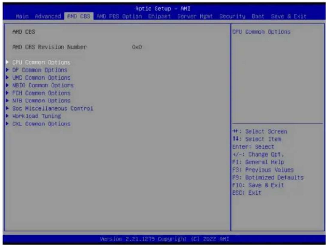 GIGABYTE MZ33-AR0 - 2-3 AMD CBS Menu - 1