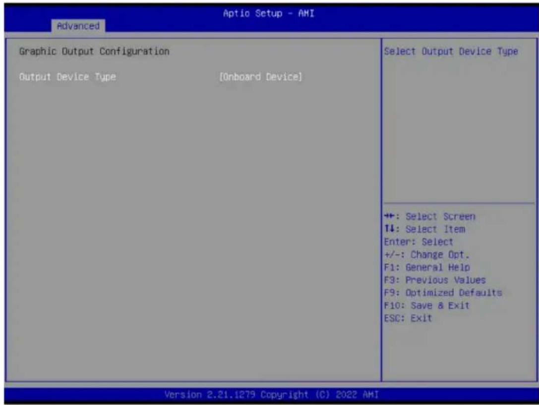 GIGABYTE MZ33-AR0 - 2-2-13 Graphic Output Configuration - 1