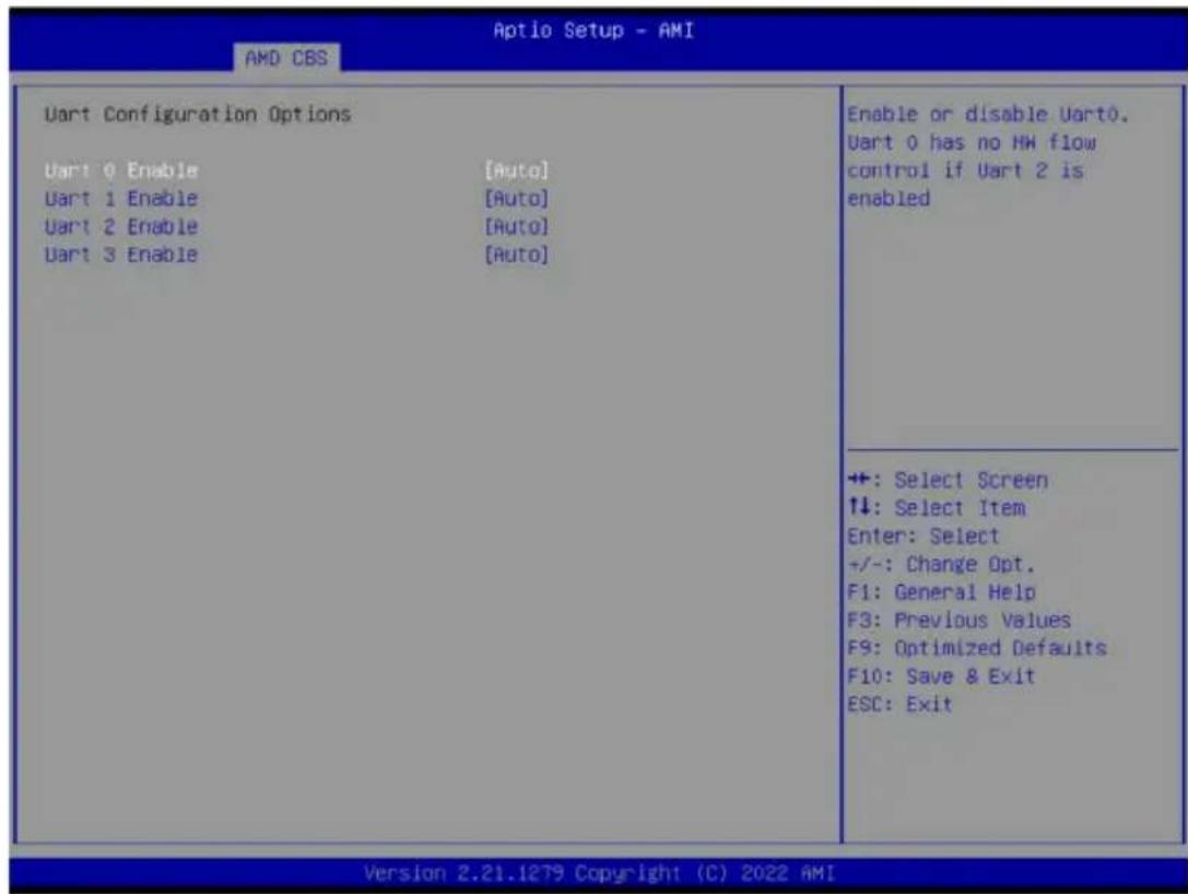 GIGABYTE MZ33-AR0 - 2-3-5-5 Uart Configuration Options - 1