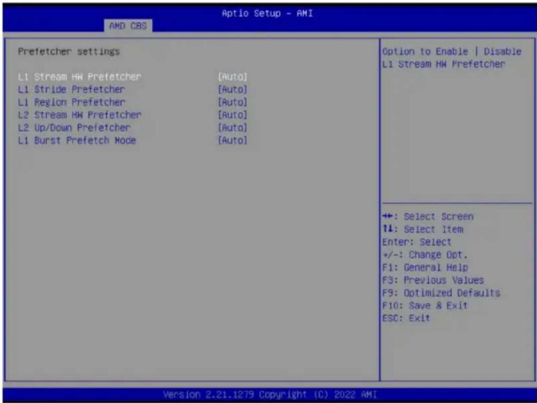 GIGABYTE MZ33-AR0 - 2-3-1-2 Prefetcher Settings - 1
