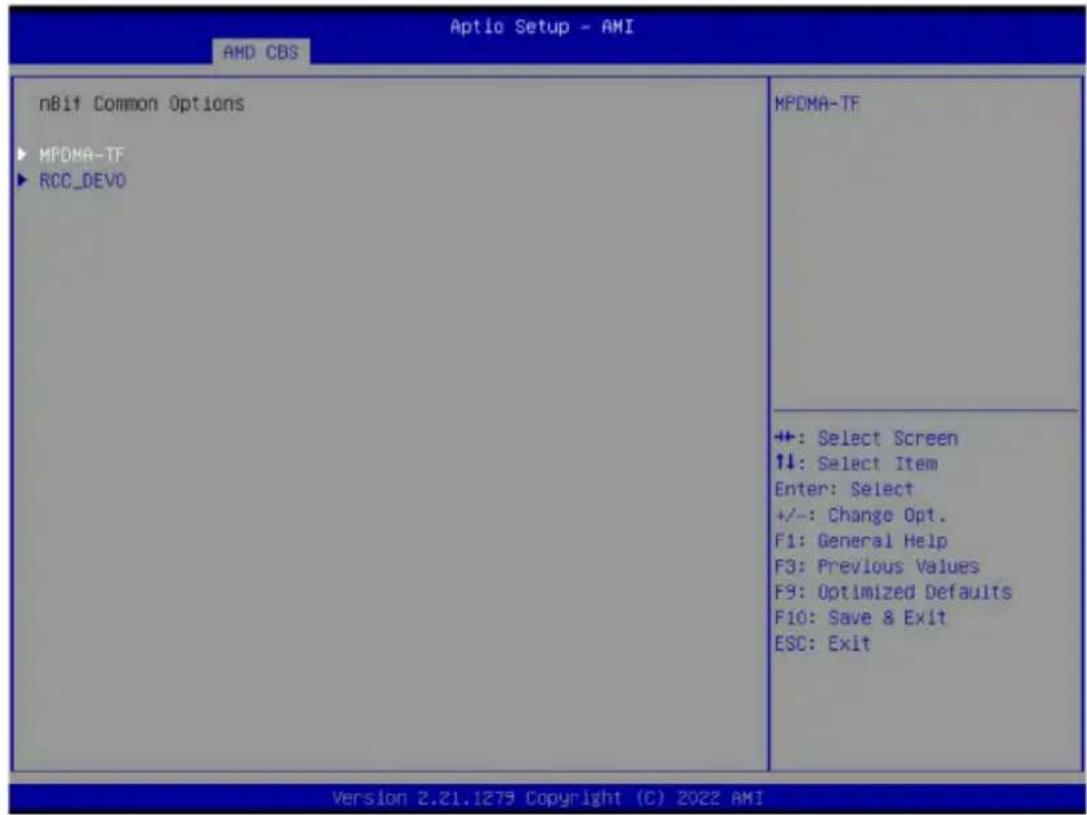 GIGABYTE MZ33-AR0 - 2-3-4-2 NBIO RAS Common Options - 2