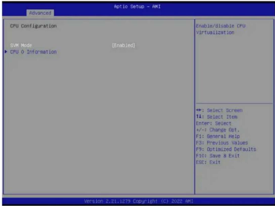 GIGABYTE MZ33-AR0 - 2-2-7 CPU Configuration - 1