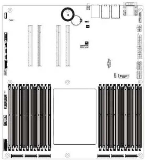 GIGABYTE MZ33-AR0 - 16) LED\_BMC (BMC Firmware Readiness LED) - 1