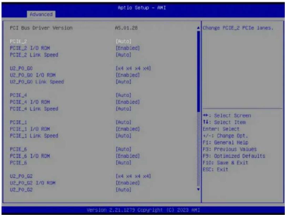 GIGABYTE MZ33-CP0 - 2-2-8 PCI Subsystem Settings - 1
