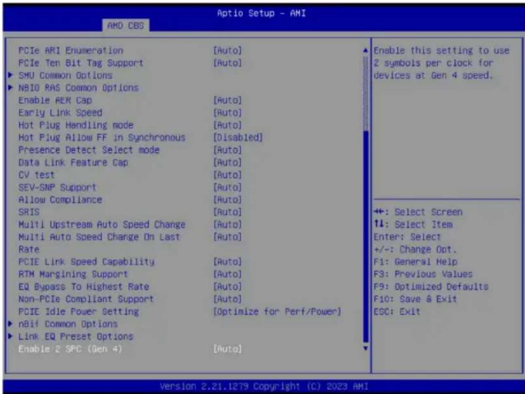 GIGABYTE MZ33-CP0 - 2-3-4 NBIO Common Options - 2