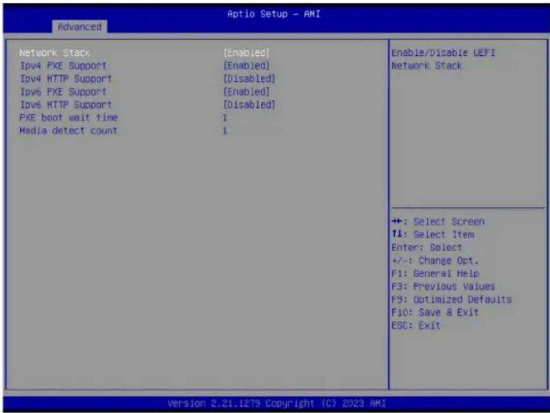 GIGABYTE MZ33-CP0 - 2-2-10 Network Stack Configuration - 1