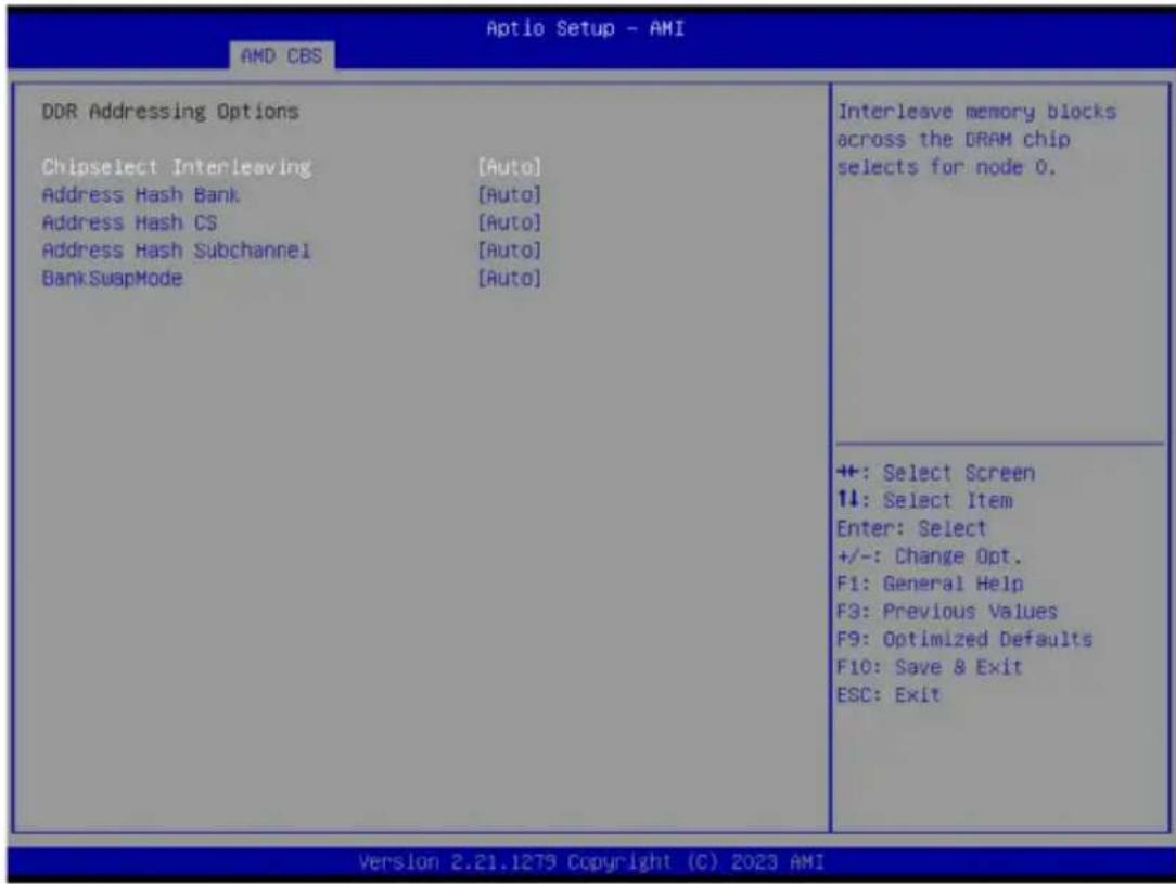 GIGABYTE MZ33-CP0 - 2-3-3-1 DDR Addressing Options - 1