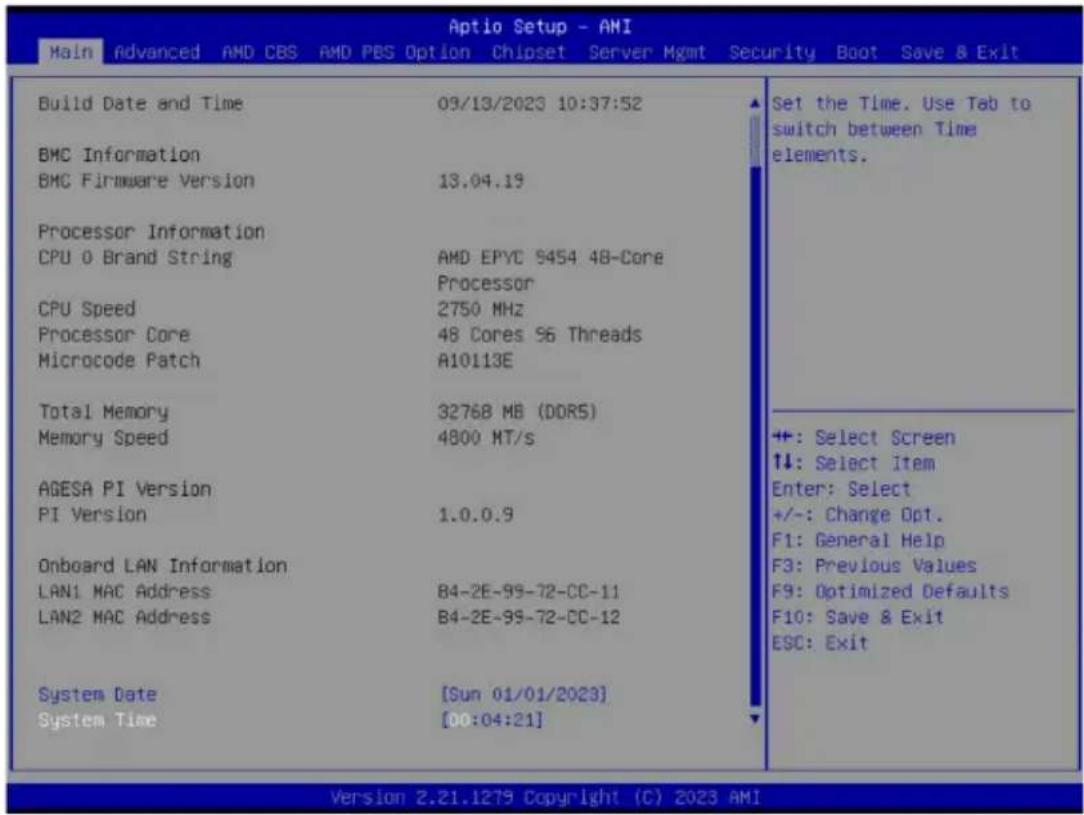 GIGABYTE MZ33-CP0 - Submenu Help - 3